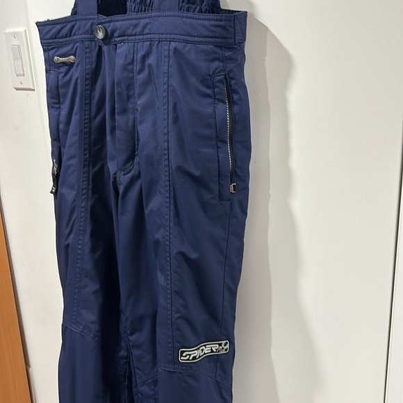 Mens Spider ski snowboard pants overalls navy blue medium - Picture 4 of 9